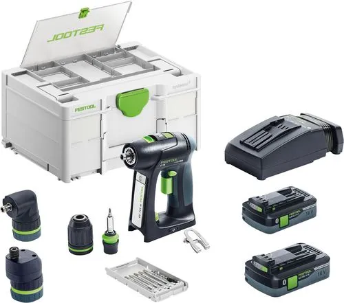 Festool Akku-porakone/ruuvinväännin C 18 HPC 4,0 I-Set