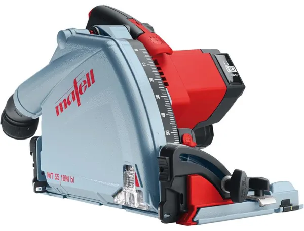 Mafell upotettava saha MT 55 18M bl PURE T-MAX -salkussa
