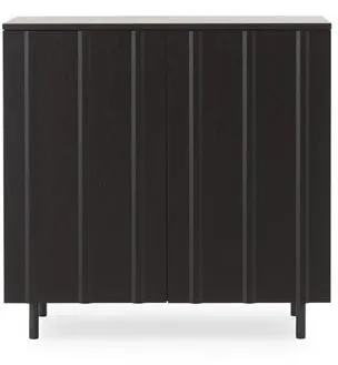 Normann Copenhagen Rib Kaappi Pehmeä Musta