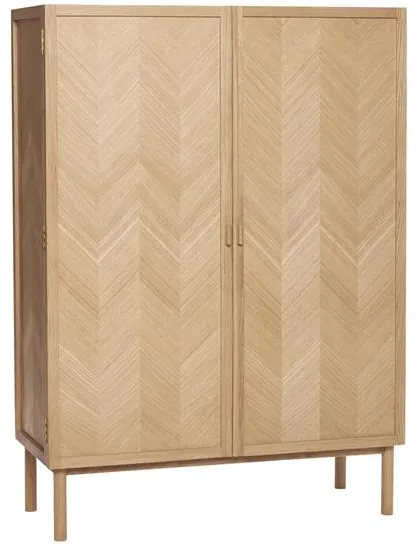 Hübsch Herringbone Vaatekaappi Medium Luonnollinen