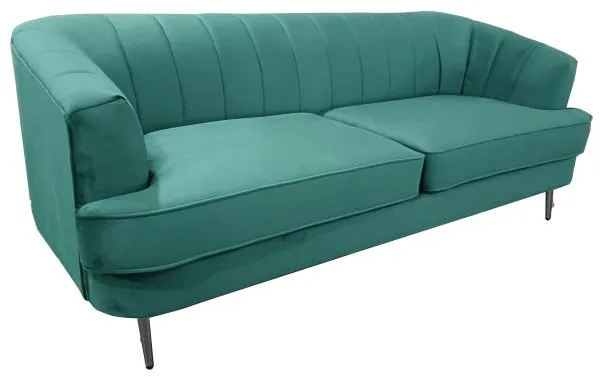 Homeville Andria 3 hlö samettivihreä 200x89x79cm